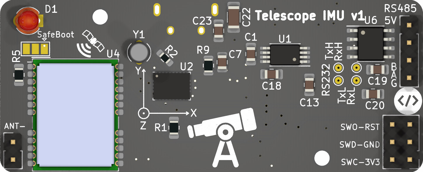 Telescope IMU PCB Top 