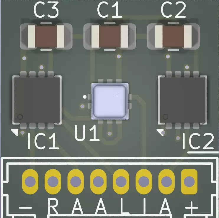 BMP581 and HDC3020 on flex PCB